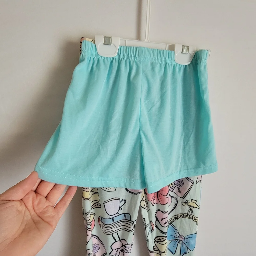 Girls Pajama Pants And Shorts Set